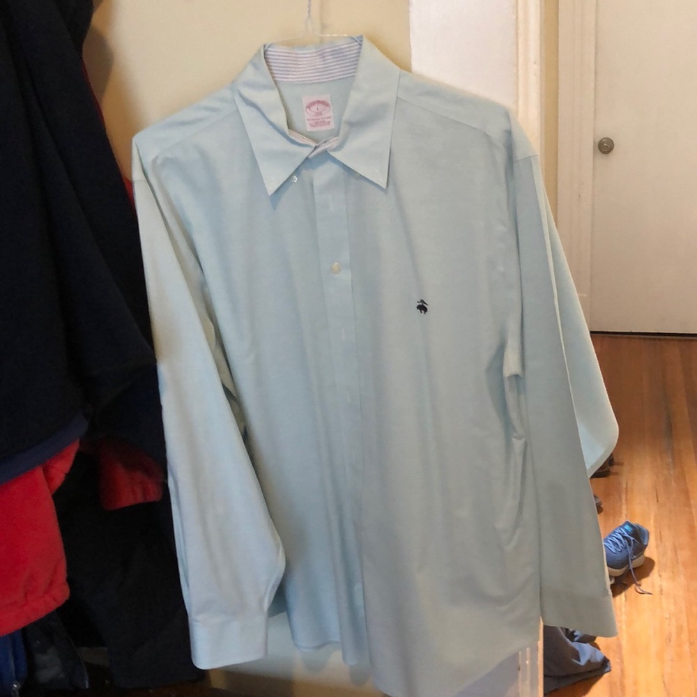 Light green button down dress shirt
